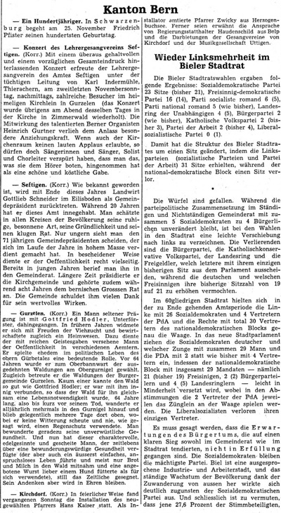 Oberländer Tagblatt, Band 76, Nummer 277, 25. November 1952