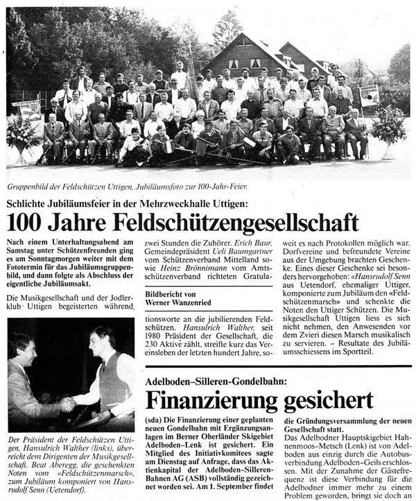 Thuner Tagblatt, Band 108, Nummer 196, 22. August 1984