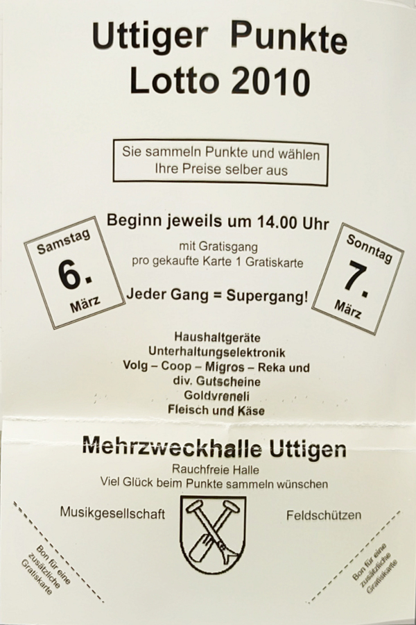 2010.03.06 Uttiger Punkte Lotto