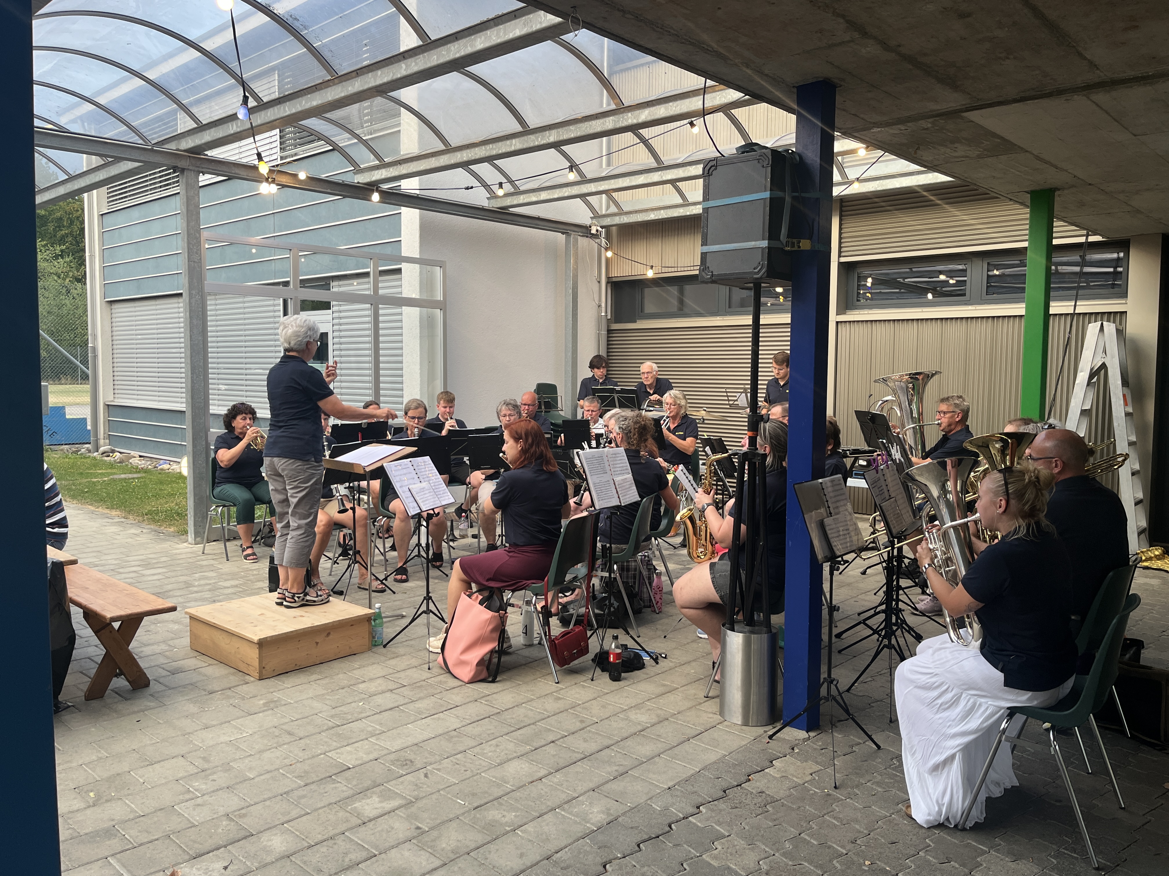 MGU am spielen an der 1. Augustfeier