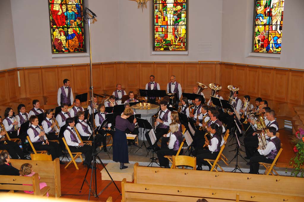 Die MGU im Chor der Kirche Kirchdorf.